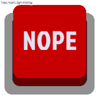 Nope Press Sticker