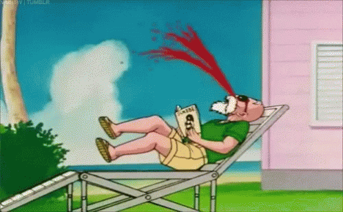 Nosebleed Anime GIF. This 498 x 308 animated GIF is part of our master roshi nosebleed collection. Related themes include anime. Created by Zacharie. View…