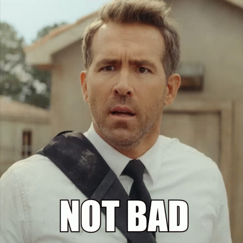 Not Bad Ryan Reynolds GIF. This 498 x 498 animated GIF is part of our obama not bad collection. Created by ZLOSTER. View the original animation, share it…