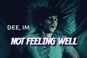 Not Feeling Well Sick In Bed GIF
