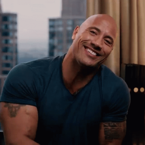 Not Funny Dwayne Johnson GIF
