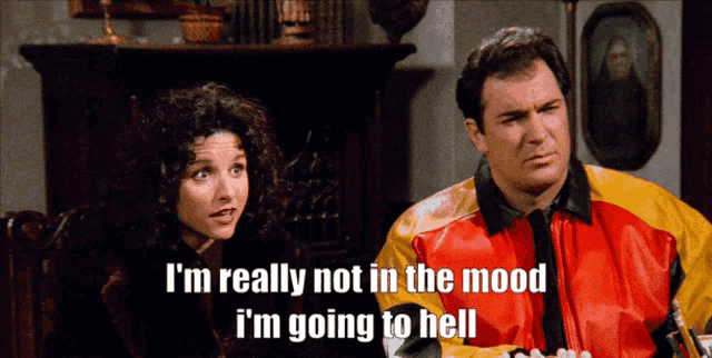 Not In The Mood Seinfeld GIF