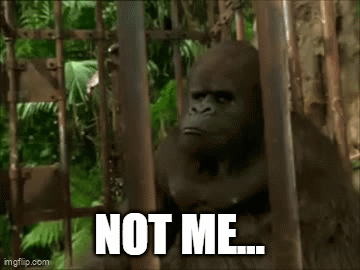 Not Me George Of The Jungle GIF