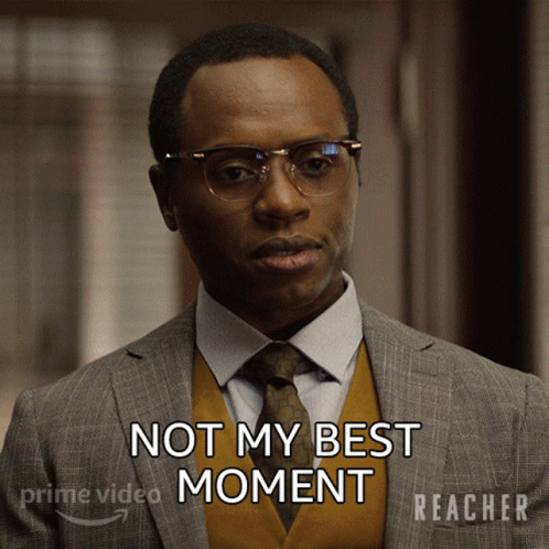 Not My Best Moment Chief Detective Oscar Finlay GIF
