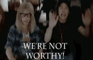 Not Worthy Hail GIF