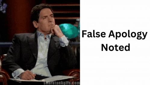 Noted False Apology GIF