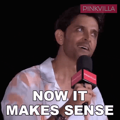 Now It Makes Sense Hrithik Roshan GIF