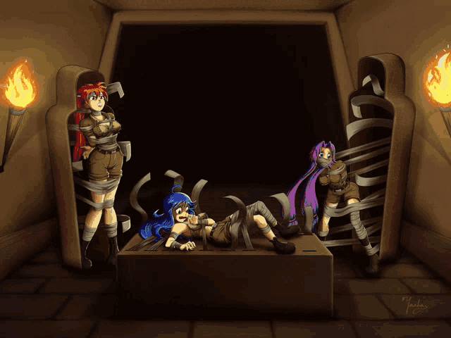 Nsfw Mummification GIF