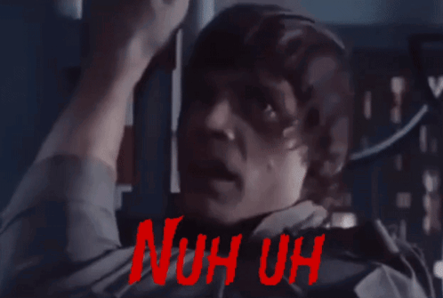 Nuh Uh Luke Skywalker GIF. This 498 x 335 animated GIF is part of our luke skywalking on these haters collection. Created by JimmyDillow. View the original…
