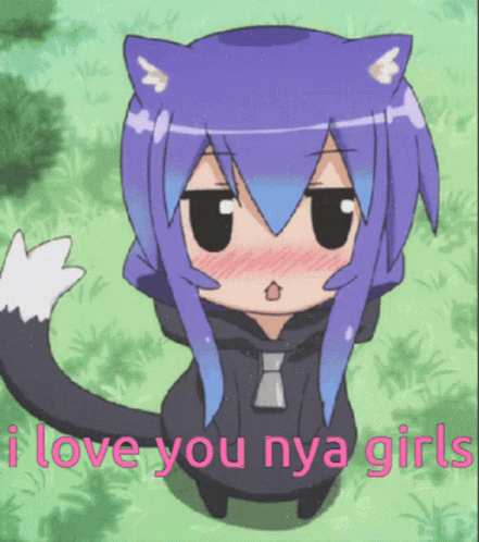 Nya Girls I Love You GIF