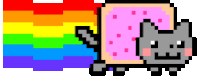 Nyancat Rainbow Cat Sticker