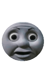 O Face Thomas The Tank Engine Sticker