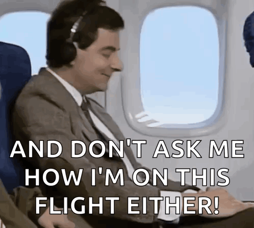 O9iw Mr Bean Meme GIF. This 498 x 448 animated GIF is part of our funny airplane collection. Related themes include airplane, funny, meme. Created by…