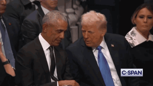 Obama And Trump Barack Obama And Donald Trump GIF
