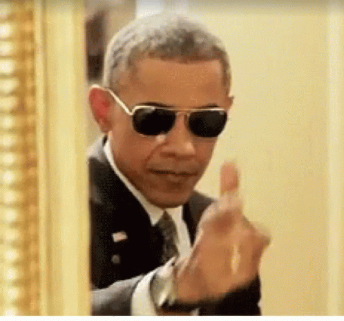 Obama Cool GIF. This 498 x 465 animated GIF is part of our obama not bad collection. Related themes include cool, obama. View the original animation, share…
