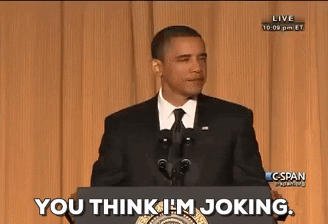 Obama Joking GIF. This 480 x 328 animated GIF is part of our obama not bad collection. Related themes include obama. Created by LaBlueGrrl. View the…