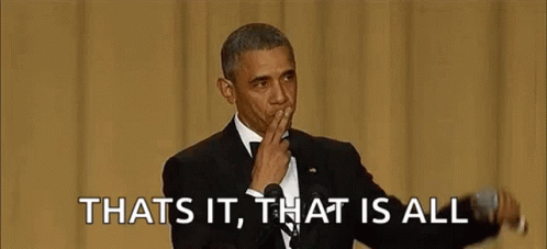 Obama Mic Drop GIF