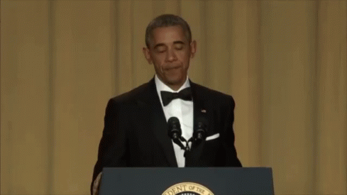 Obama Mic Drop GIF