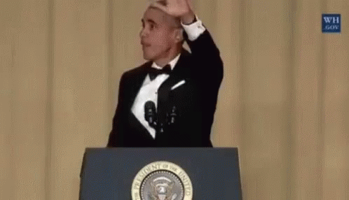 Obama Mic Drop GIF