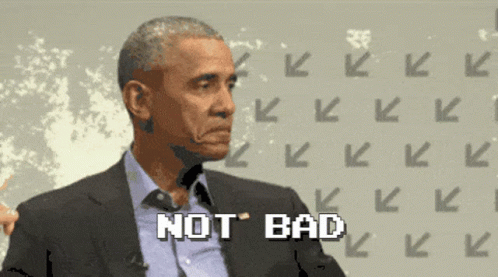 Obama Not Bad GIF. This 498 x 277 animated GIF is part of our obama not bad collection. Related themes include meme, nod, obama. Created by redmi7. View the…