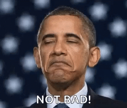 Obama Not Bad GIF. This 412 x 348 animated GIF is part of our obama not bad collection. Related themes include obama. Created by vargodiii. View the…