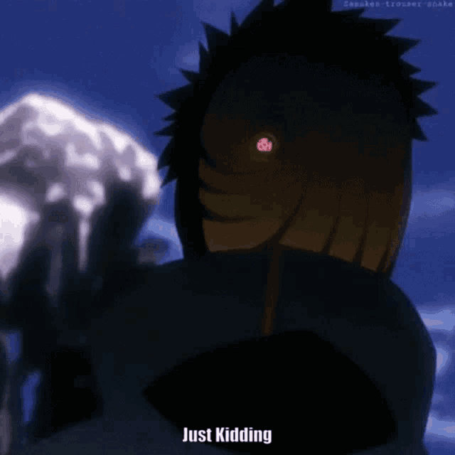 Obito Just Kidding GIF