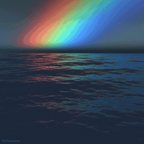 Ocean Rainbow GIF