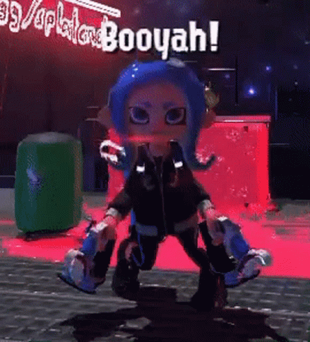Octoling Booyah GIF