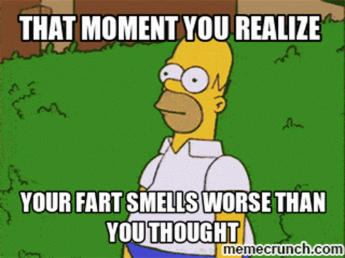 Ode Of Fart That Moment You Realize GIF. This 498 x 373 animated GIF is part of our i fart in your general direction collection. Related themes include…