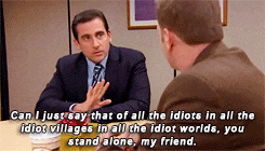 Of All The Idiots Michael Scott GIF