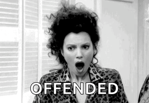 Offended Whyy GIF