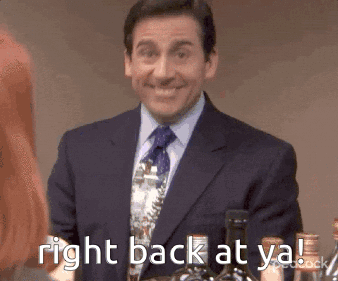 Office Finger Guns GIF
