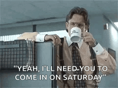 Office Space Coffee GIF. This 240 x 180 animated GIF is part of our office space collection. Related themes include coffee, nod, yeah. Created by damusica…
