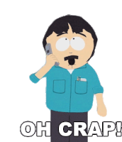 Oh Crap Randy Marsh Sticker