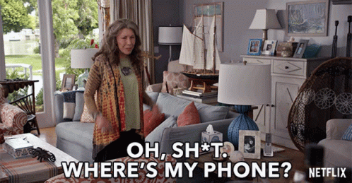 Oh Crap Wheres My Phone GIF