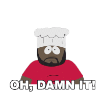 Oh Damn It Chef Sticker