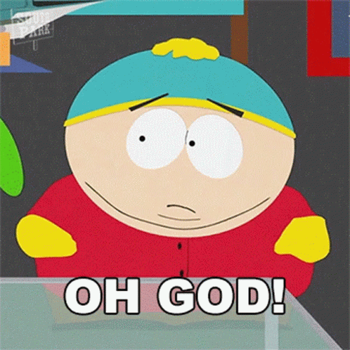 Oh God Eric Cartman GIF