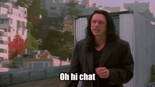 Oh Hi Chat Oh Hi Mark GIF