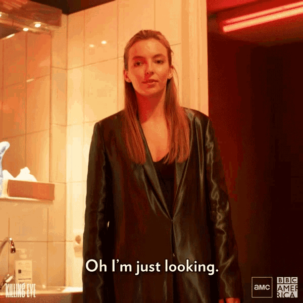 Oh Im Just Looking Bribe GIF