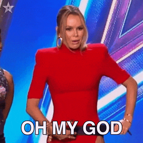 Oh My God Im Shaking Amanda Holden GIF