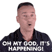 Oh My God Its Happening Mike Sorrentino Sticker
