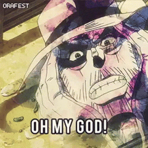 Oh My God Jojo GIF. This 498 x 498 animated GIF is part of our jojo oh no collection. Related themes include jojo, oh my god, shocked. Created by…