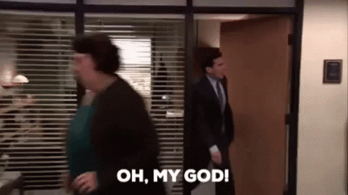 Oh My God Okay GIF. This 498 x 280 animated GIF is part of our the office its happening collection. Related themes include lets go, oh my god, okay. Created…