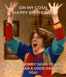 Oh My Gosh Happy Birthday GIF