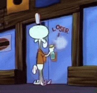Oh No Broly Squidward GIF