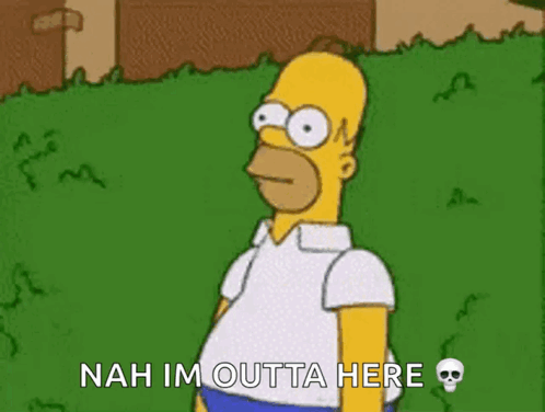 Oh No Homer GIF