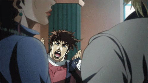 Oh No Joseph Joestar GIF. This 498 x 278 animated GIF is part of our jojo oh no collection. Related themes include anime, oh no, shocked. Created by…