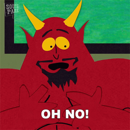 Oh No Satan GIF