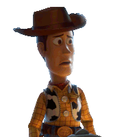 Oh No Woody Sticker