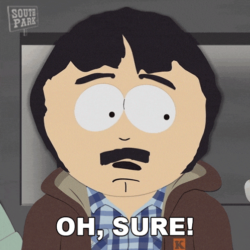 Oh Sure Randy Marsh GIF